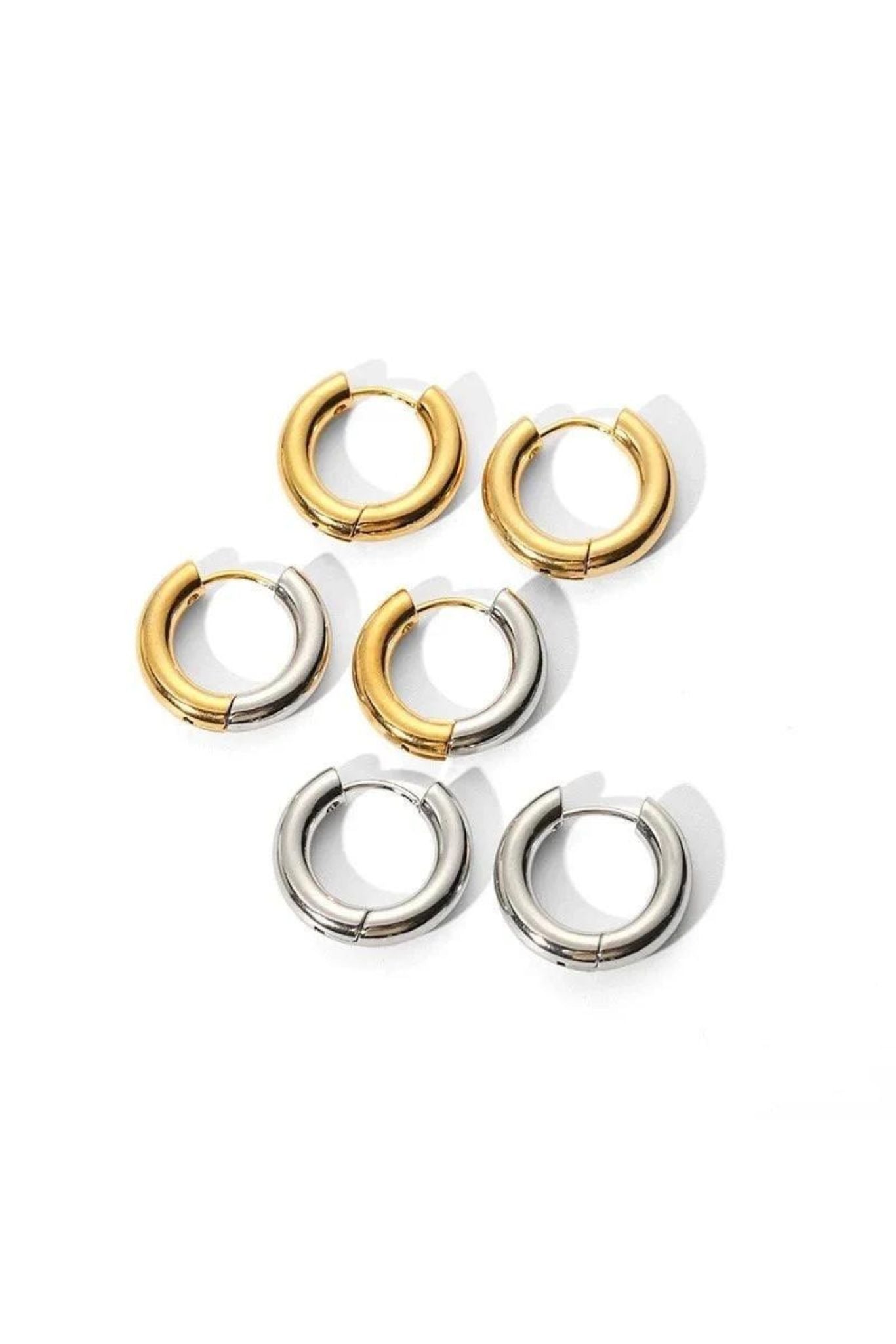 Malta Chunky Huggie Earrings