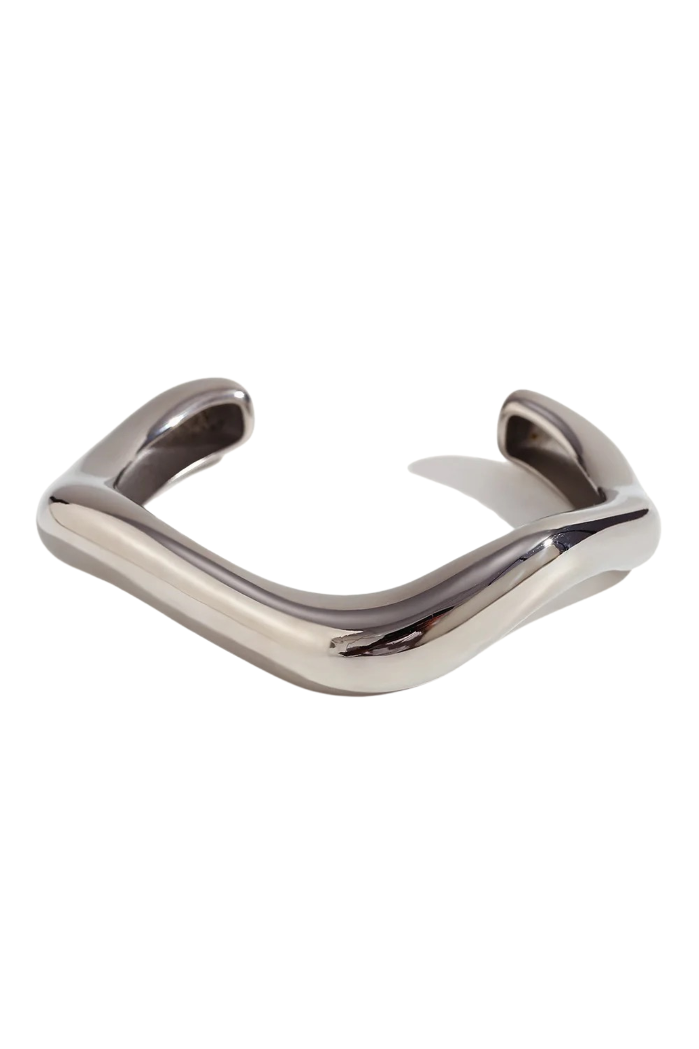 Zuri 18k Gold Plated Wave Cuff Bracelet