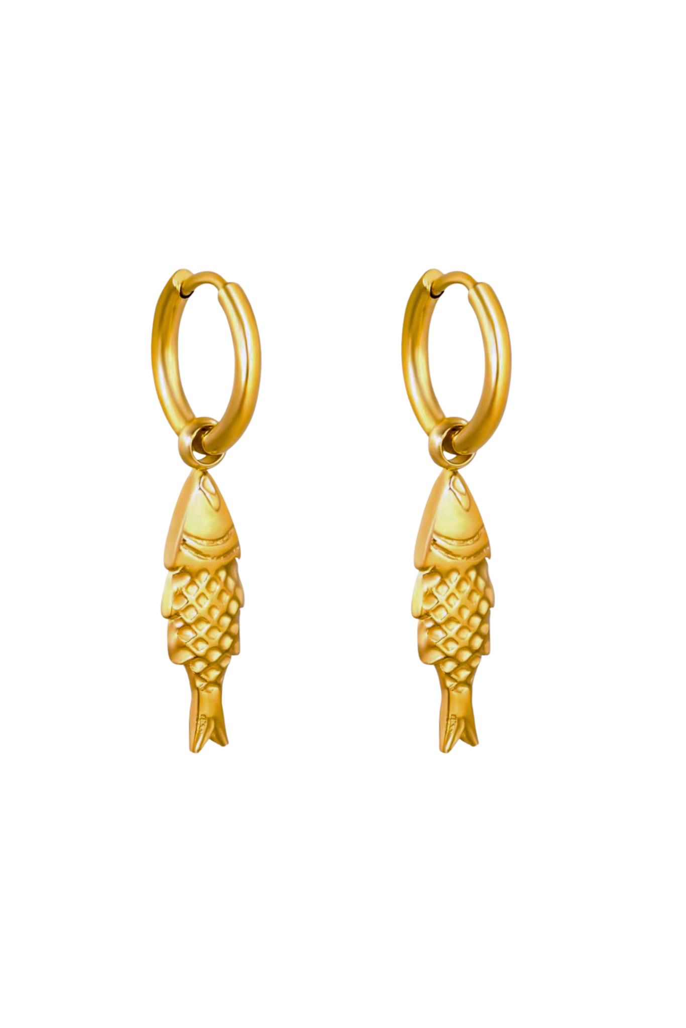 Dalaia Fish Huggie Earrings