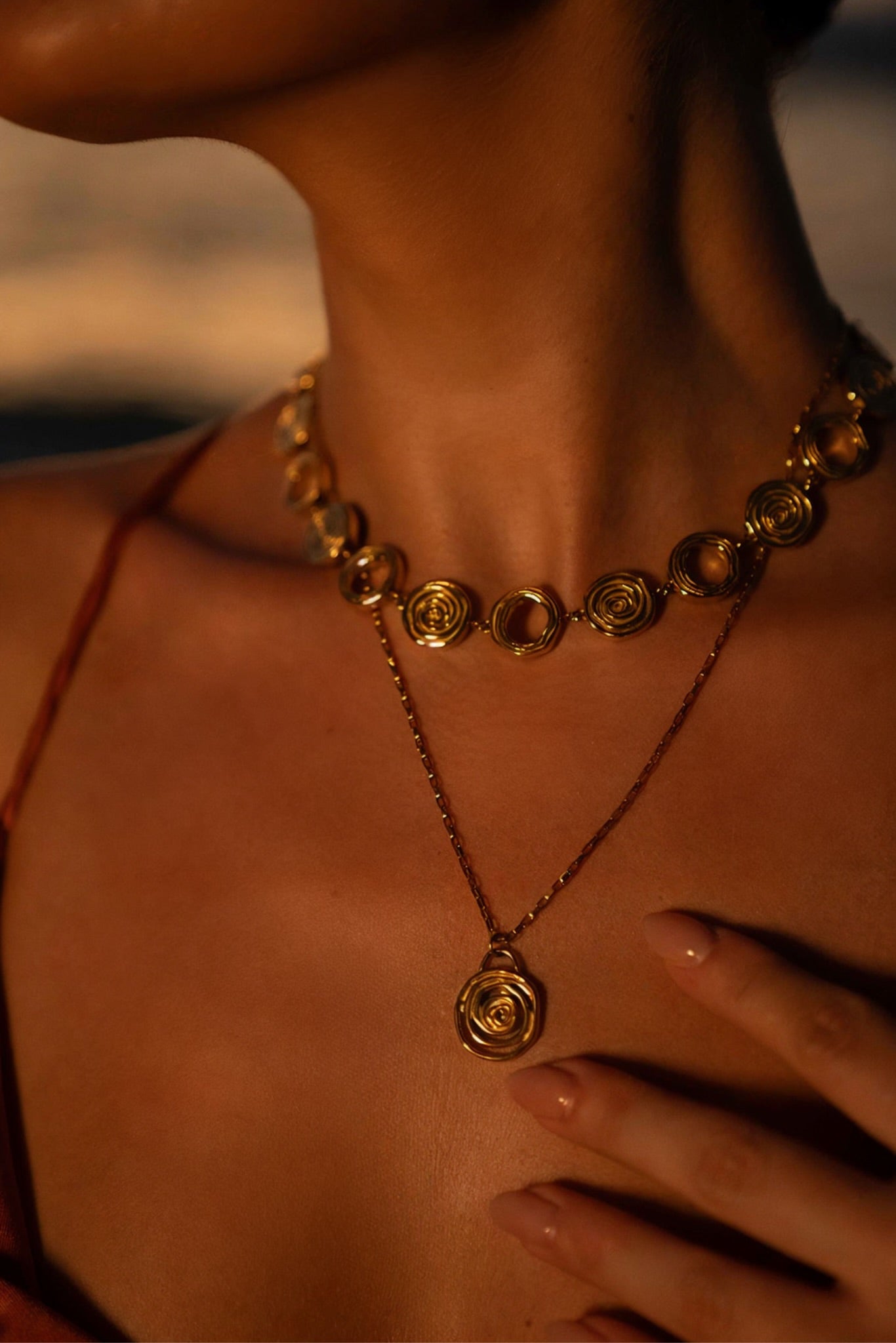 Sayulita Spiral Chain Necklace
