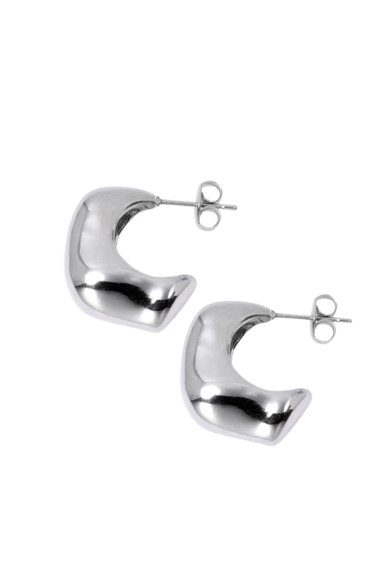 Maija 18k Gold Plated Molten Hoops Earrings