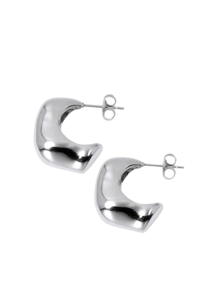 Maija 18k Gold Plated Molten Hoops Earrings