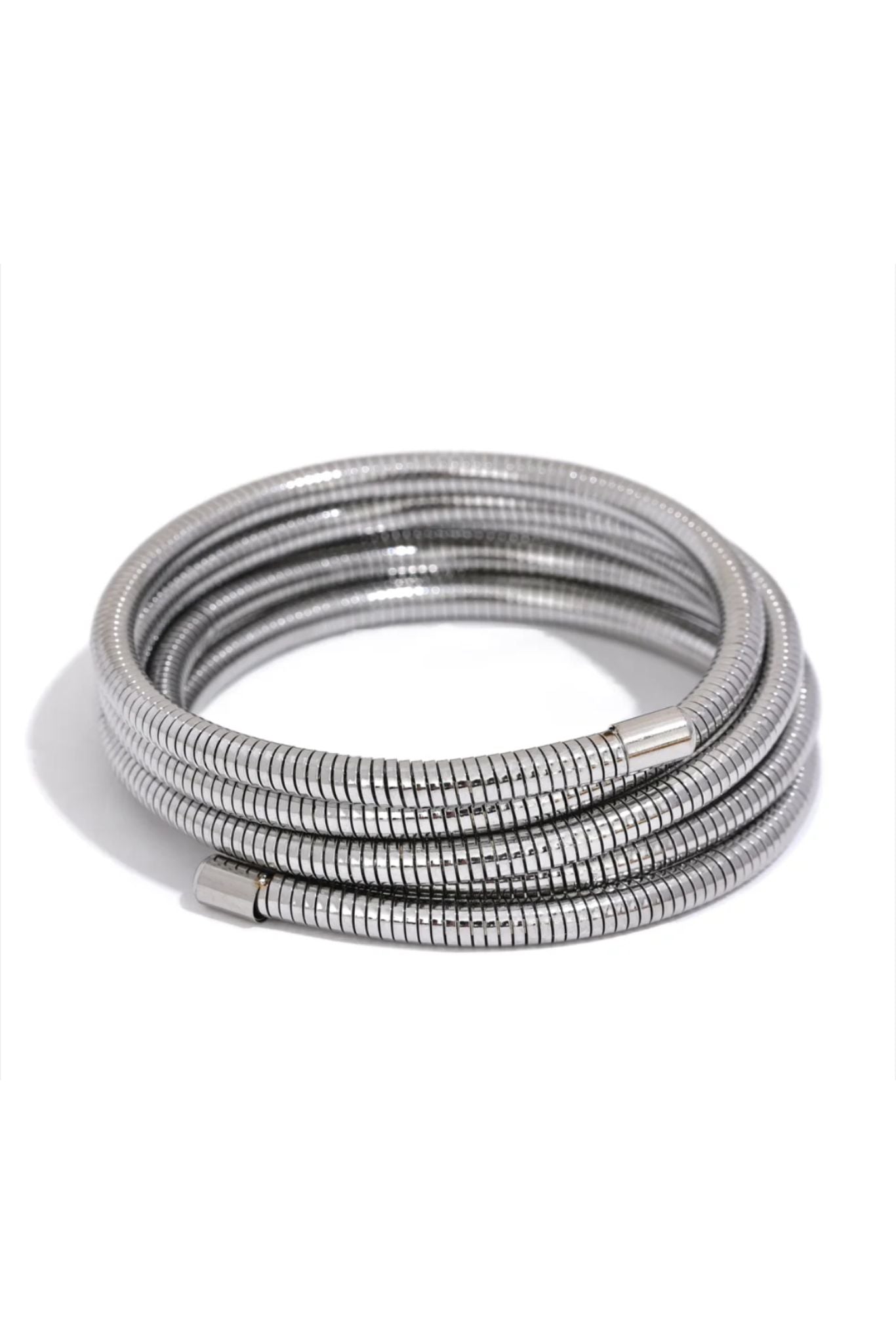 Rayna 18k Gold Plated Flex Snake Chain Wrap Bracelet