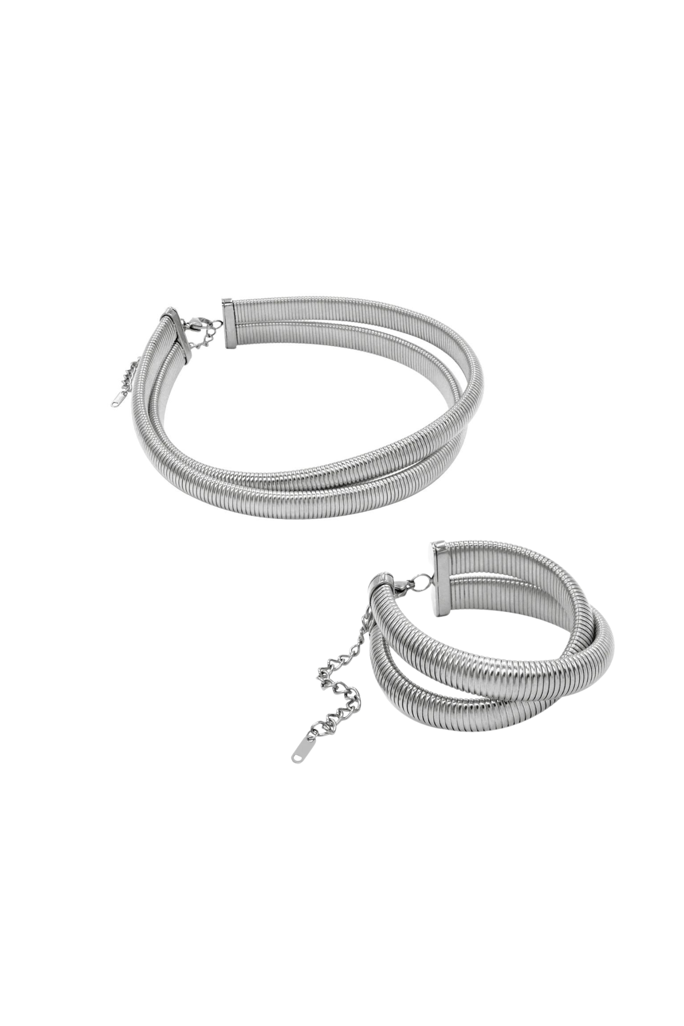Eydís Layered Flex Snake Chain Jewelry Set